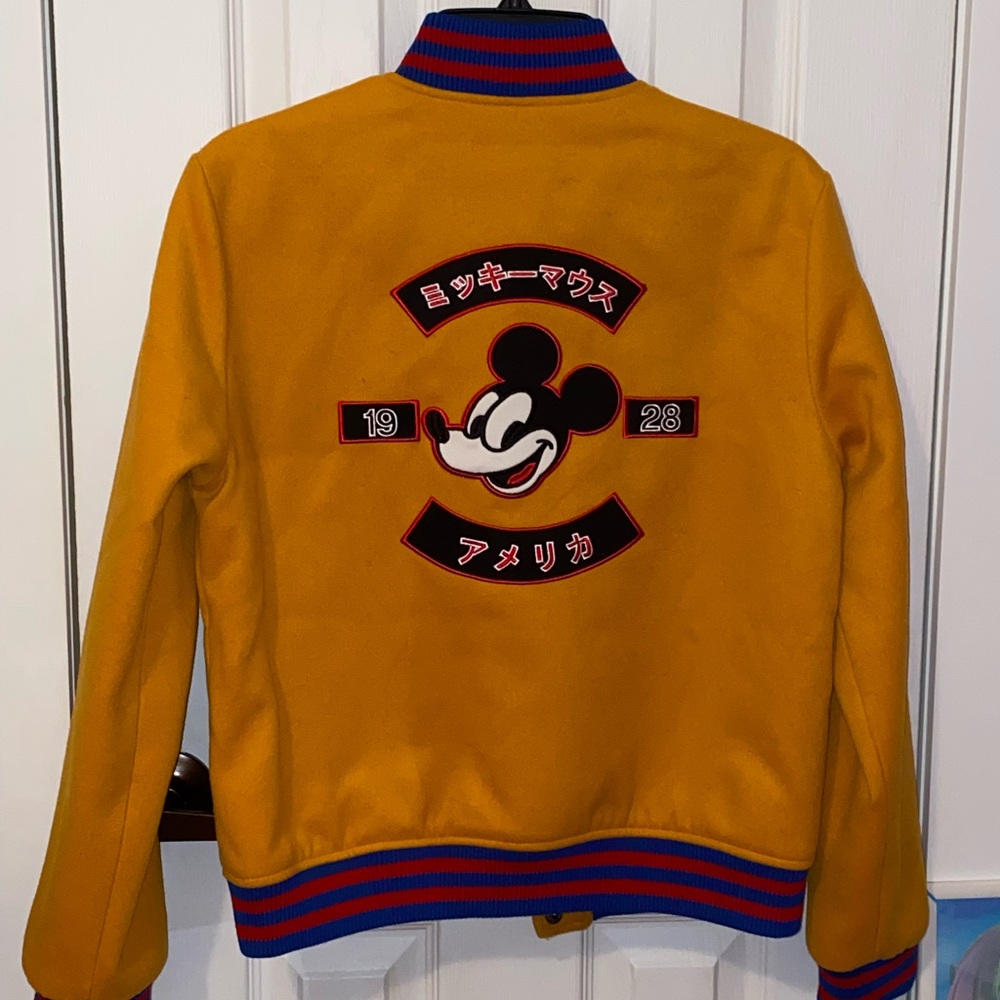 mickey mouse bomber jacket